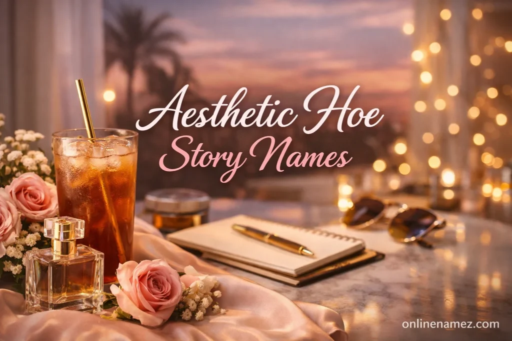 Aesthetic Hoe Story Names