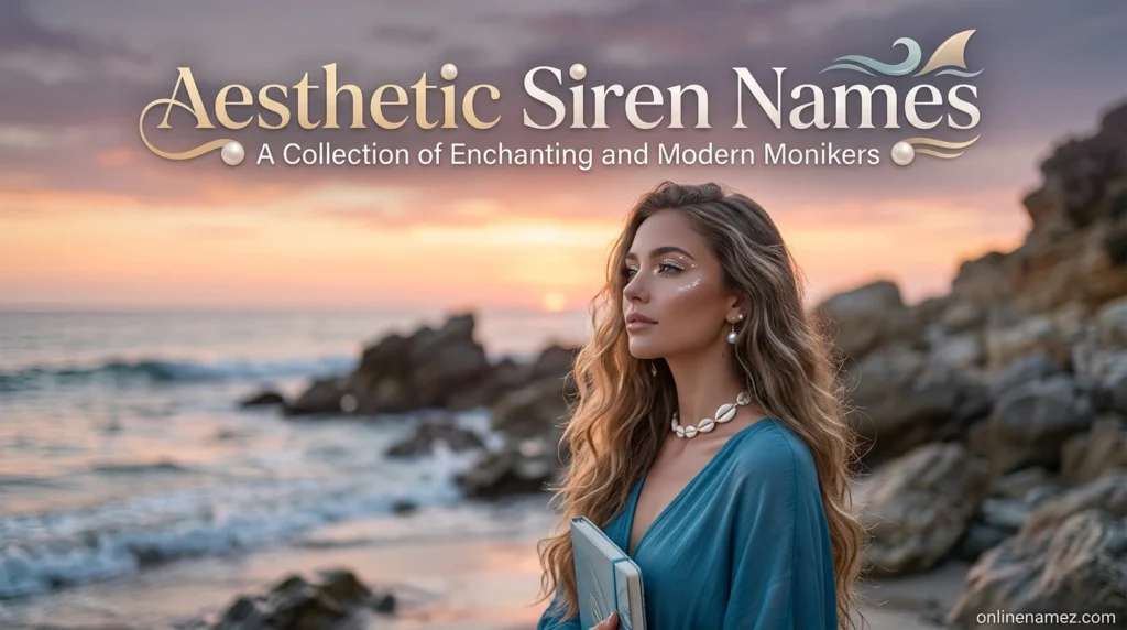 Aesthetic Siren Names
