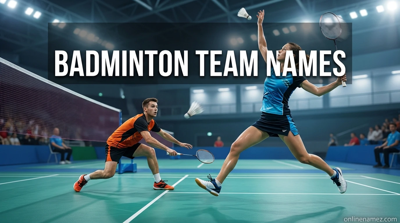 Badminton Team Names