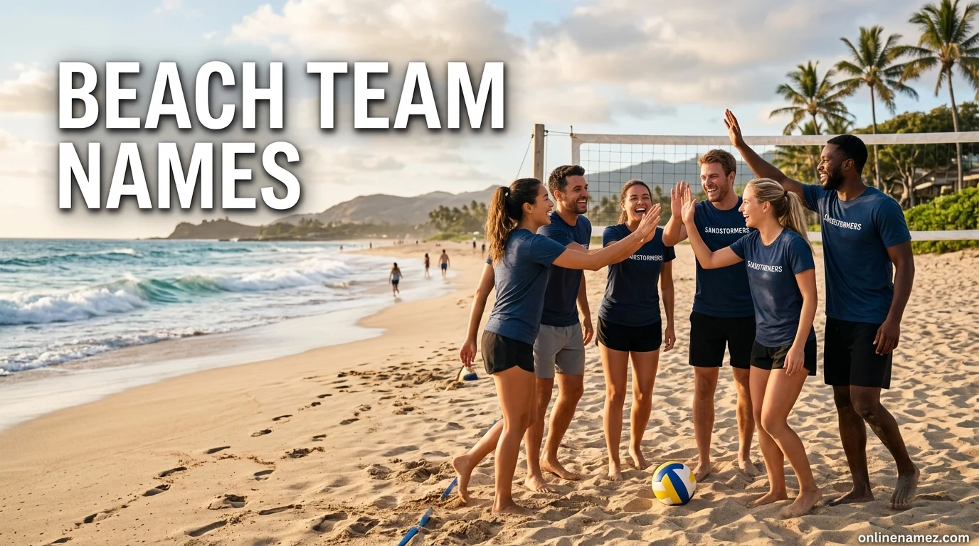 Beach Team Names