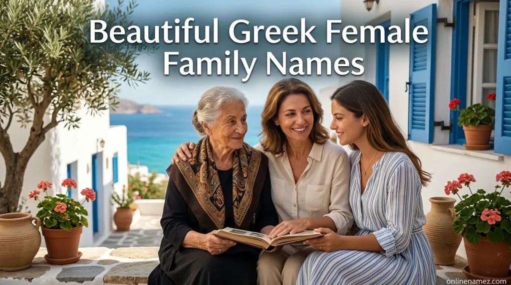 Beautiful Greek Female Family Names
