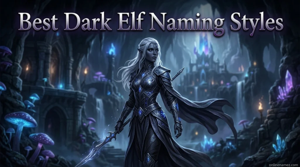 Best Dark Elf Naming Styles