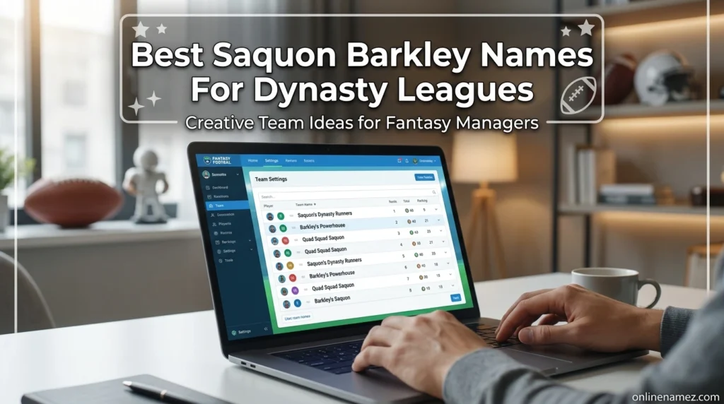 Best Saquon Barkley Names For Dynasty Leagues
