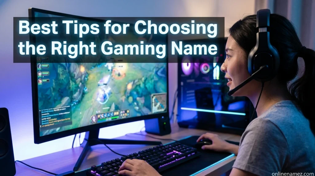 Best Tips for Choosing the Right Gaming Name