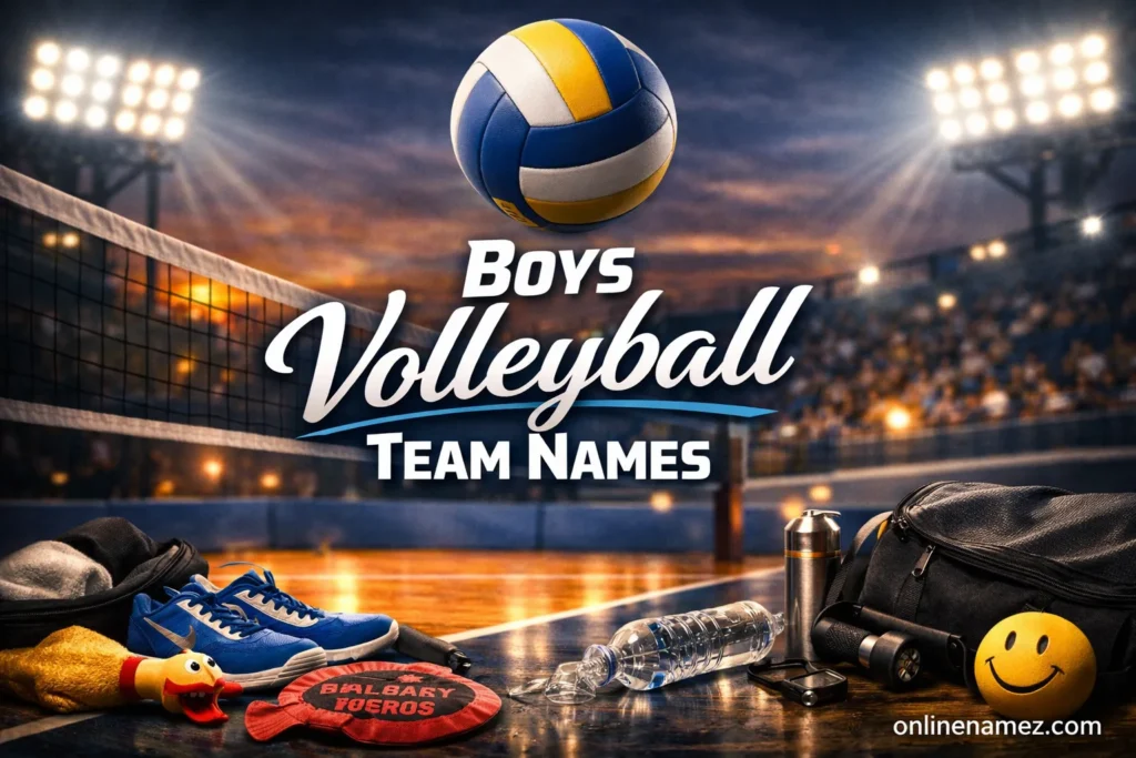 Boys Volleyball Team Names