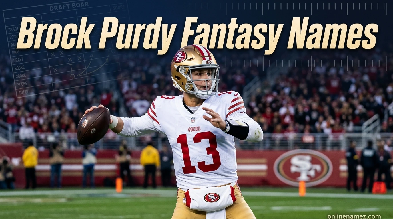 Brock Purdy Fantasy Names