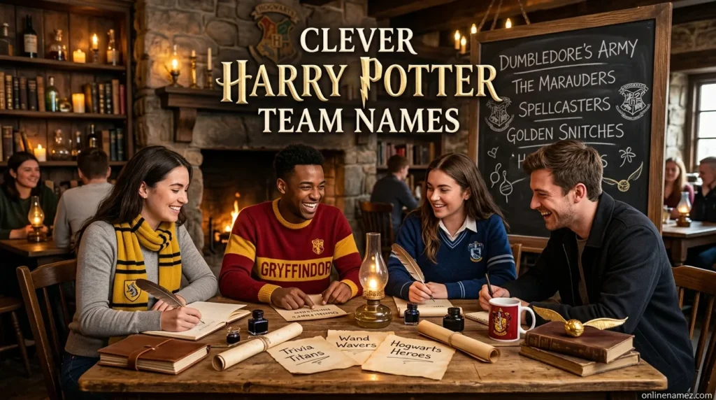 Clever Harry Potter Team Names