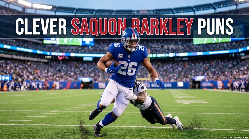 Clever Saquon Barkley Puns