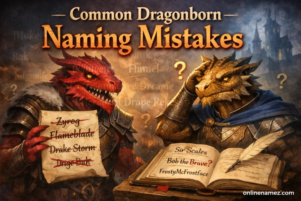 Common Dragonborn Naming Mistakes