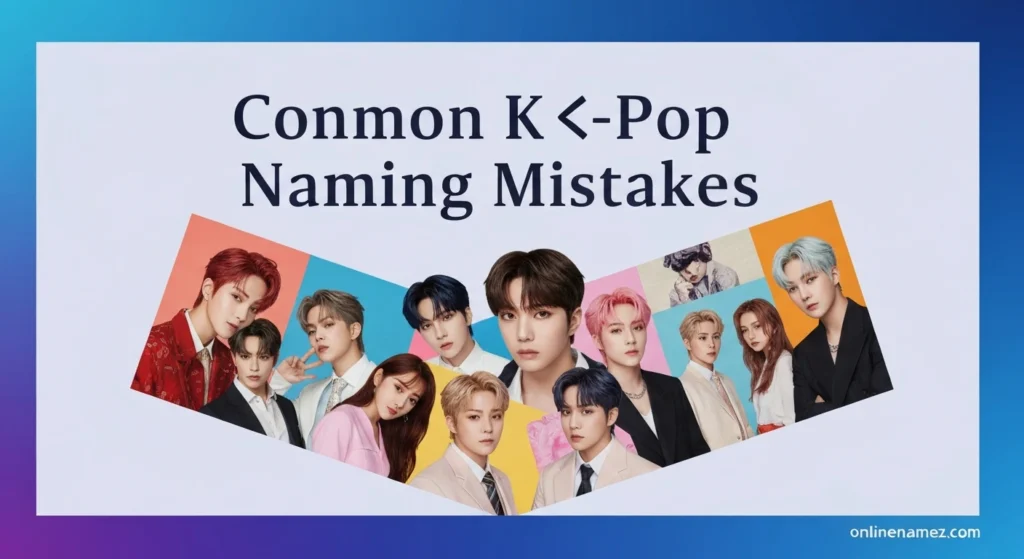 Common K-Pop Naming Mistakes