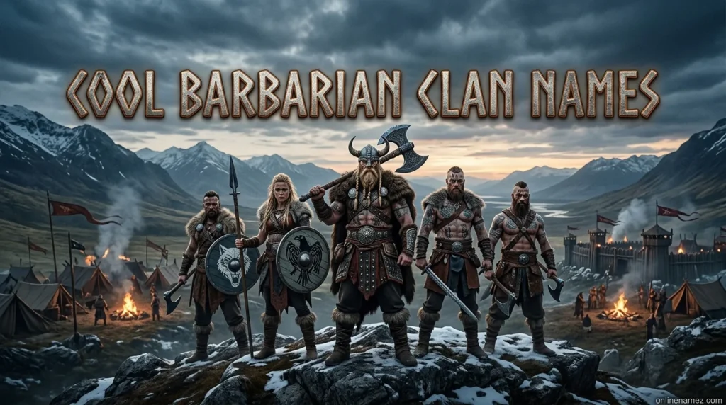 Cool Barbarian Clan Names