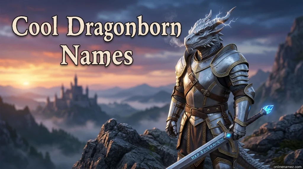 Cool Dragonborn Names