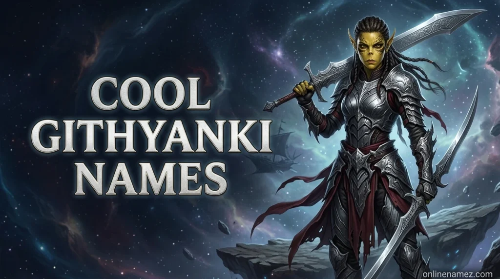 Cool Githyanki Names