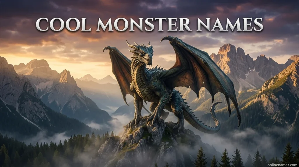 Cool Monster Names