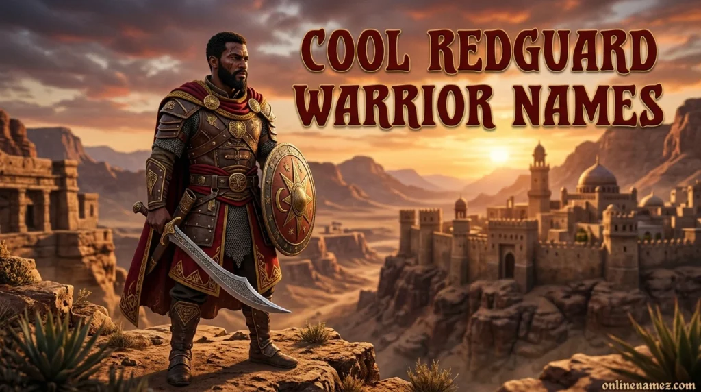 Legendary Redguard Clan Names