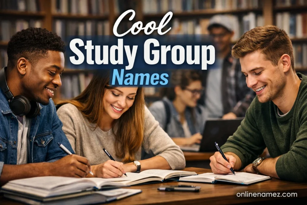 Cool Study Group Names