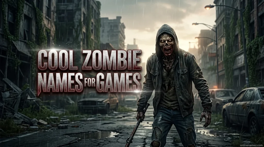 Cool Zombie Names For Games