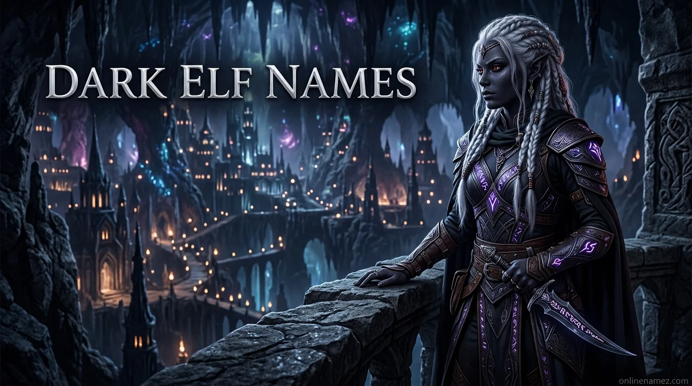 Dark Elf Names