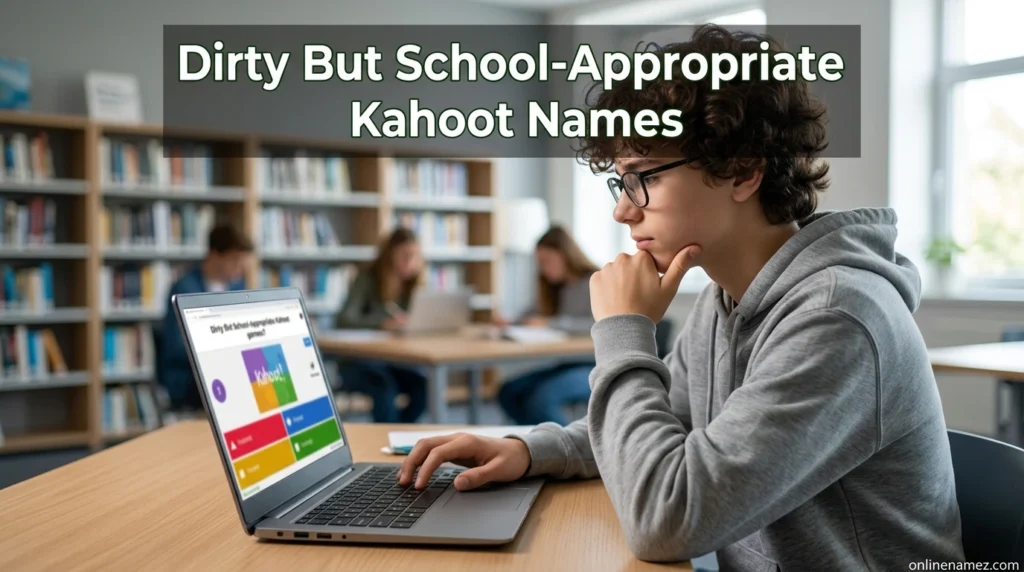 Dirty But School-Appropriate Kahoot Names