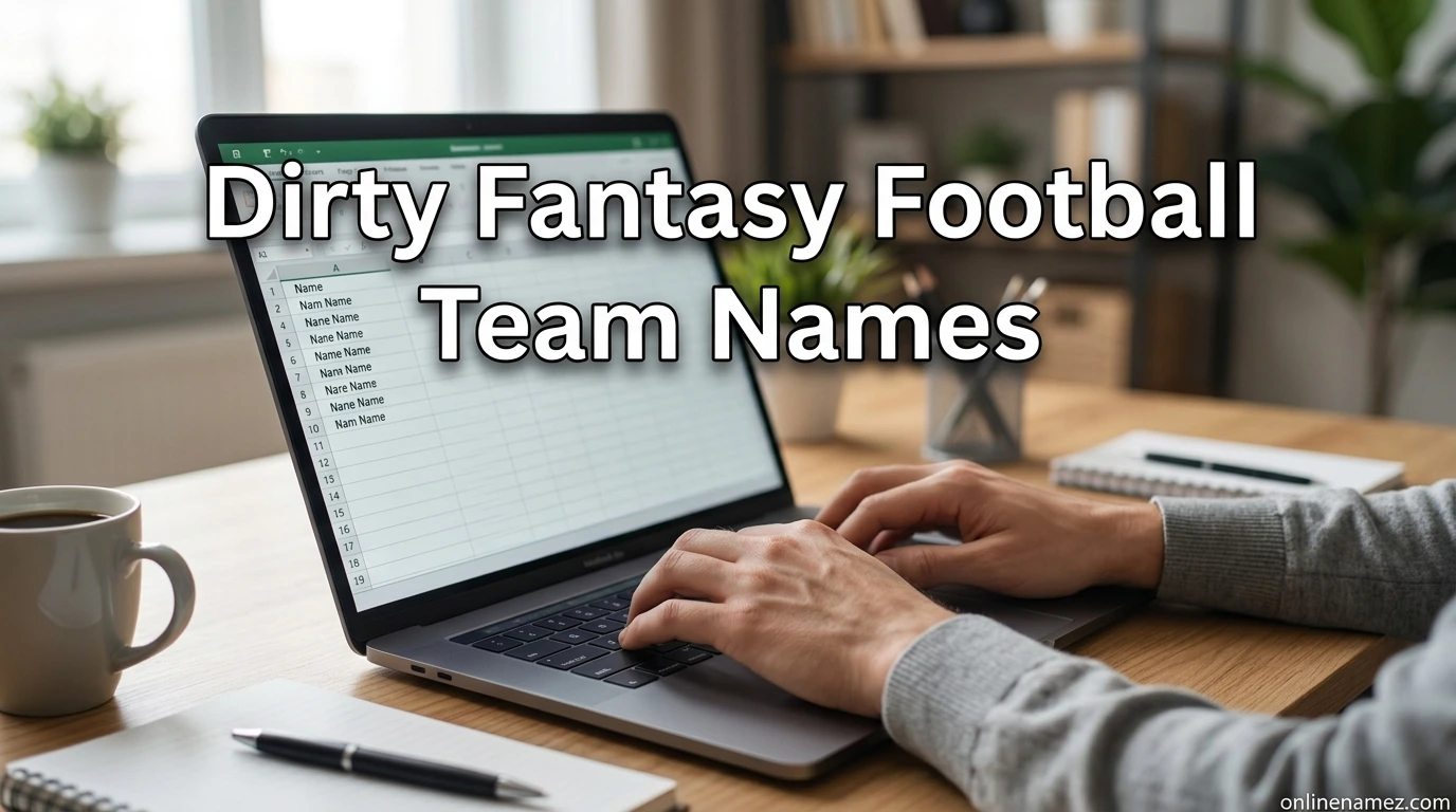 Dirty Fantasy Football Team Names