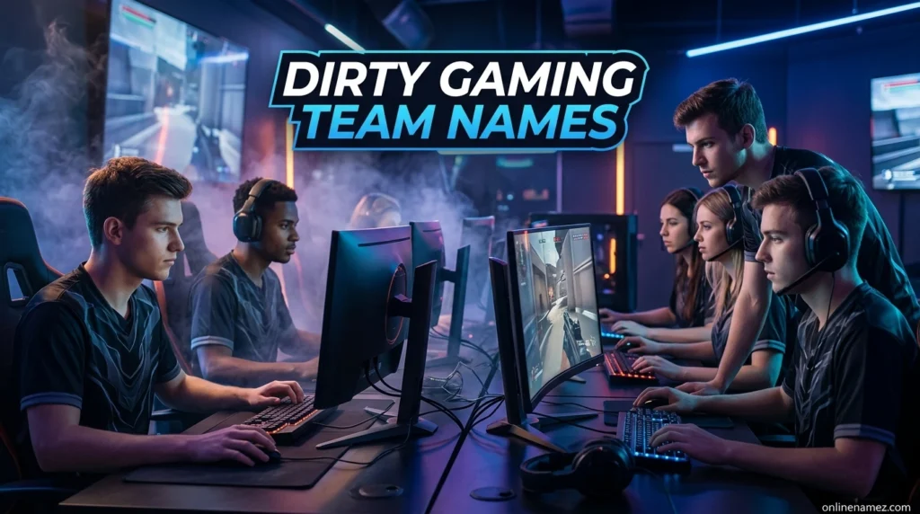 Dirty Gaming Team Names