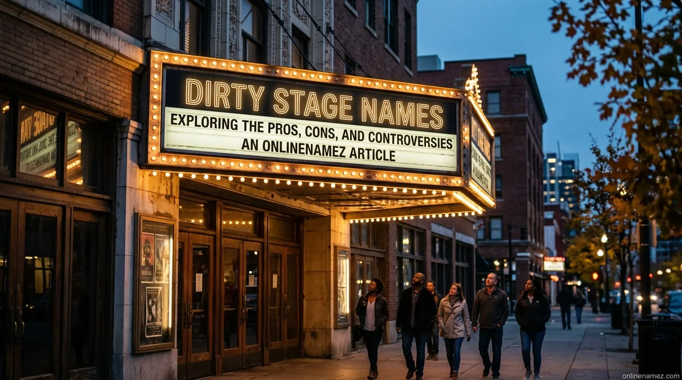Dirty Stage Names
