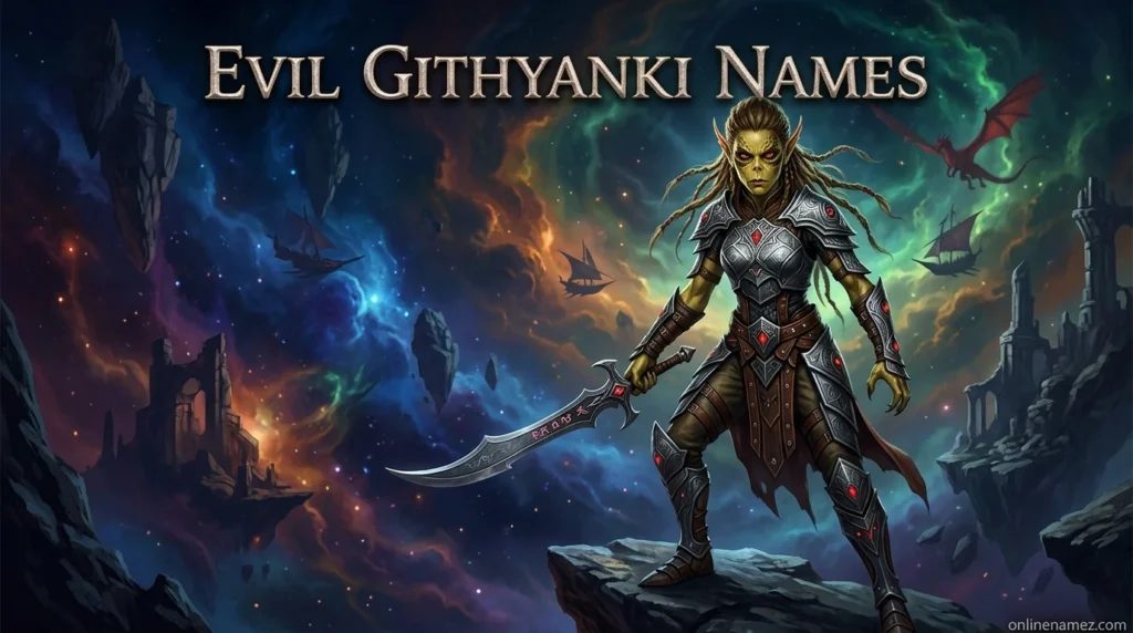 Evil Githyanki Names