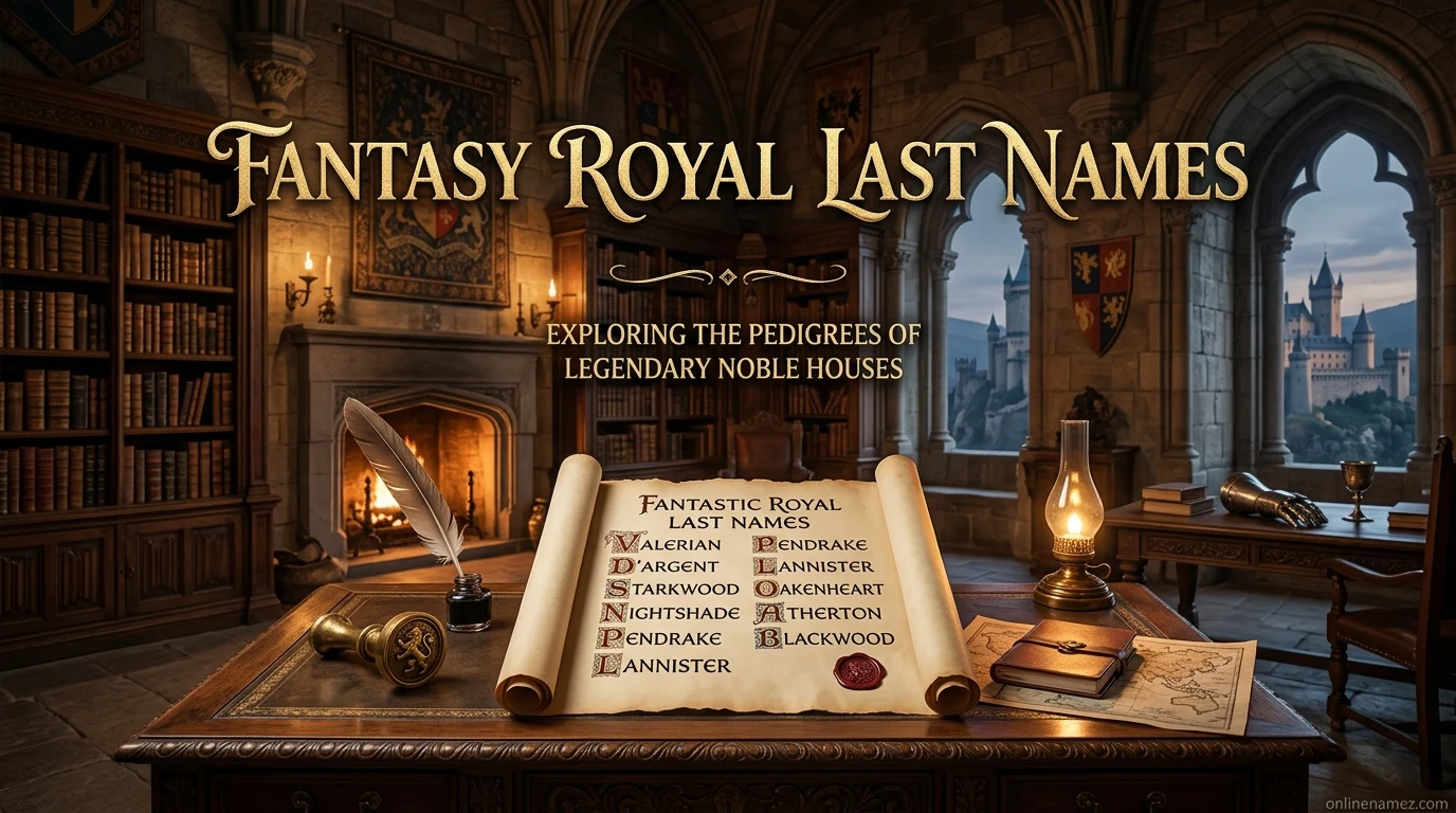 Fantasy Royal Last Names