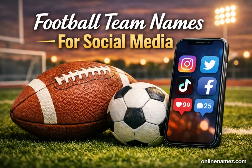 Football Team Names For Social Media