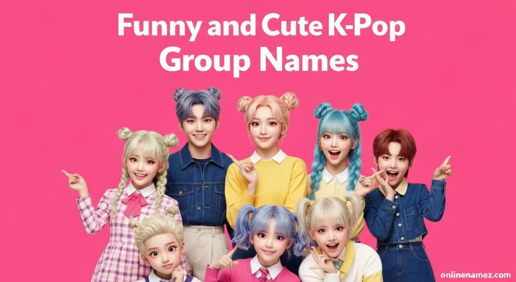 Funny And Cute K-Pop Group Names