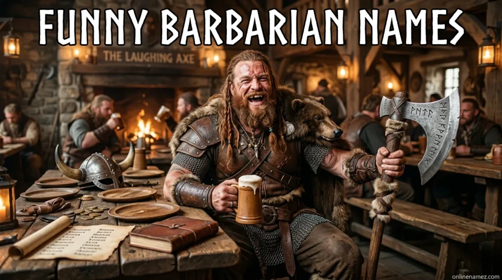 Funny Barbarian Names