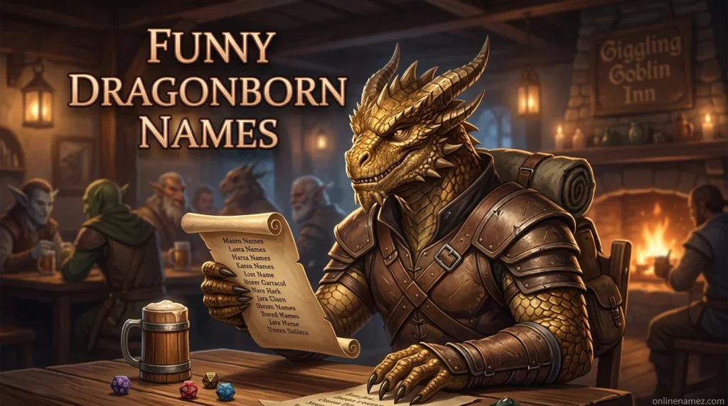 Funny Dragonborn Names