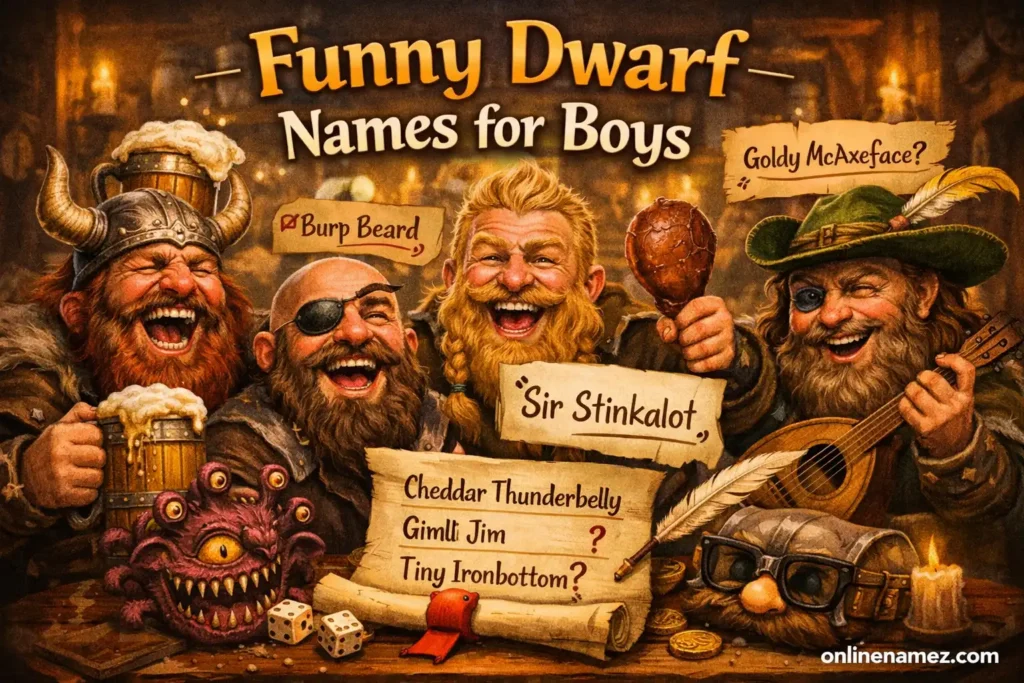 Funny Dwarf Names for Boys