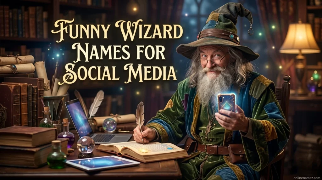 Funny Wizard Names For Social Media