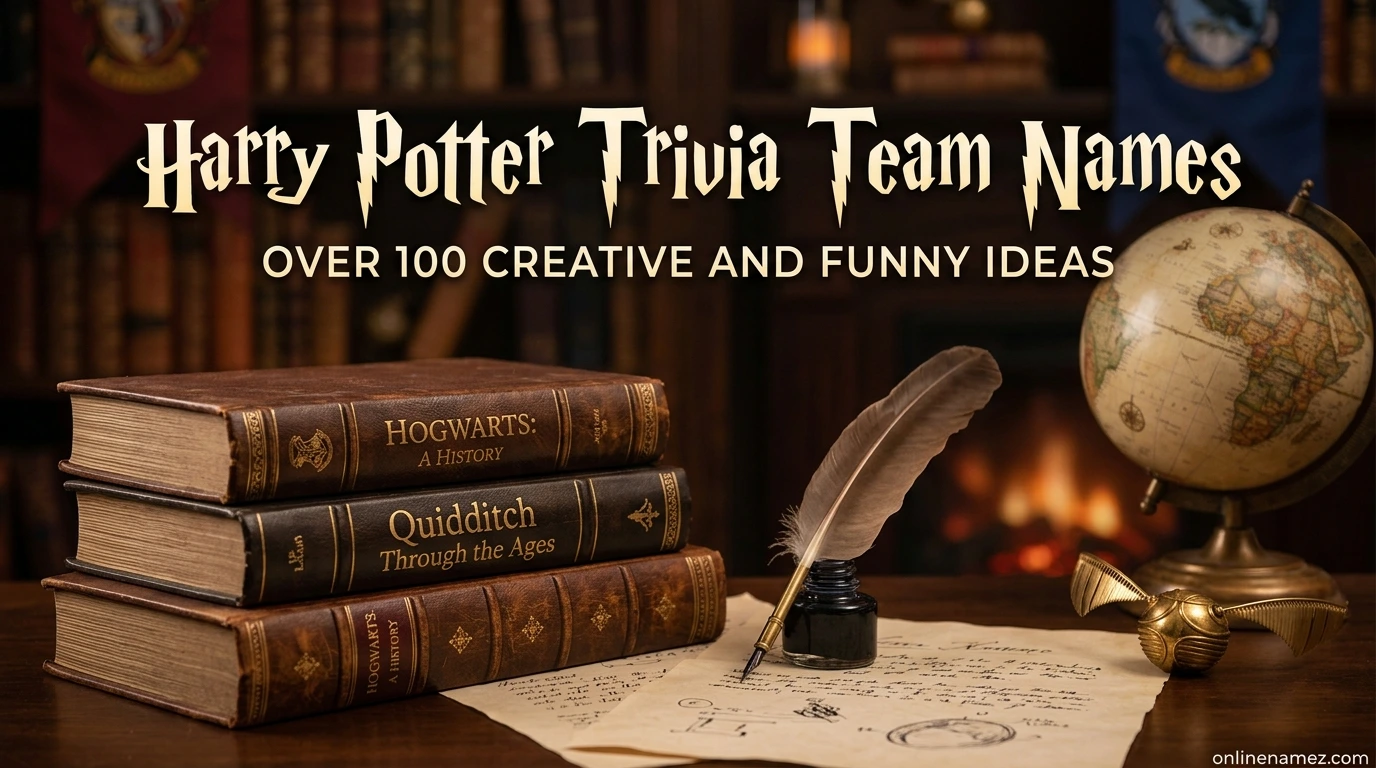 Harry Potter Trivia Team Names