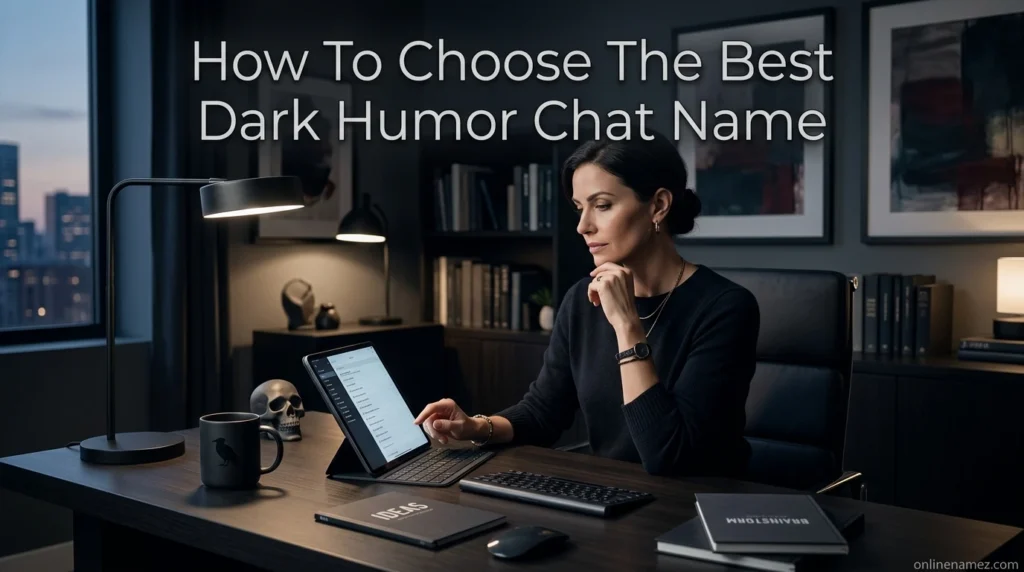 How To Choose The Best Dark Humor Chat Name