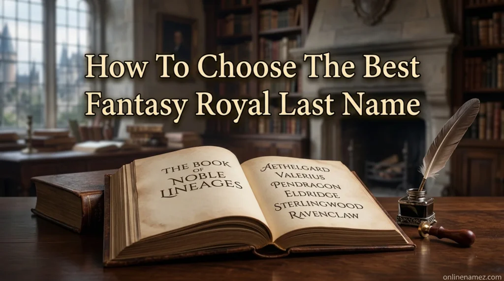 How To Choose The Best Fantasy Royal Last Name
