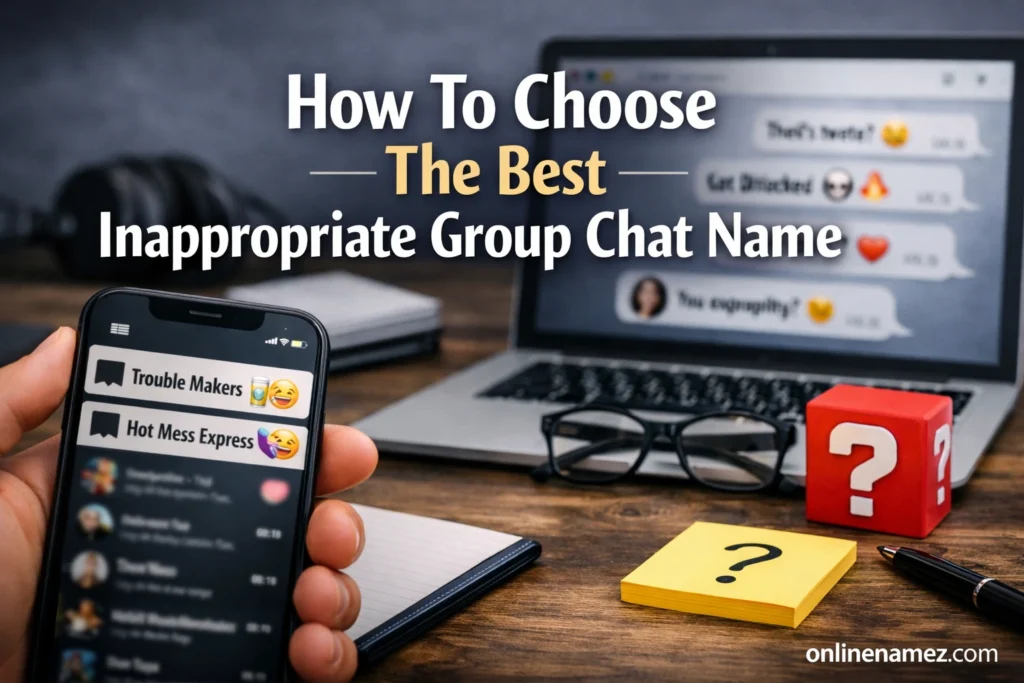 How To Choose The Best Inappropriate Group Chat Name
