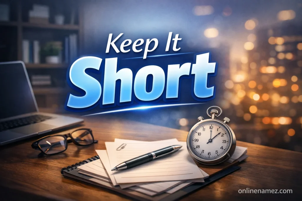 Keep It Short