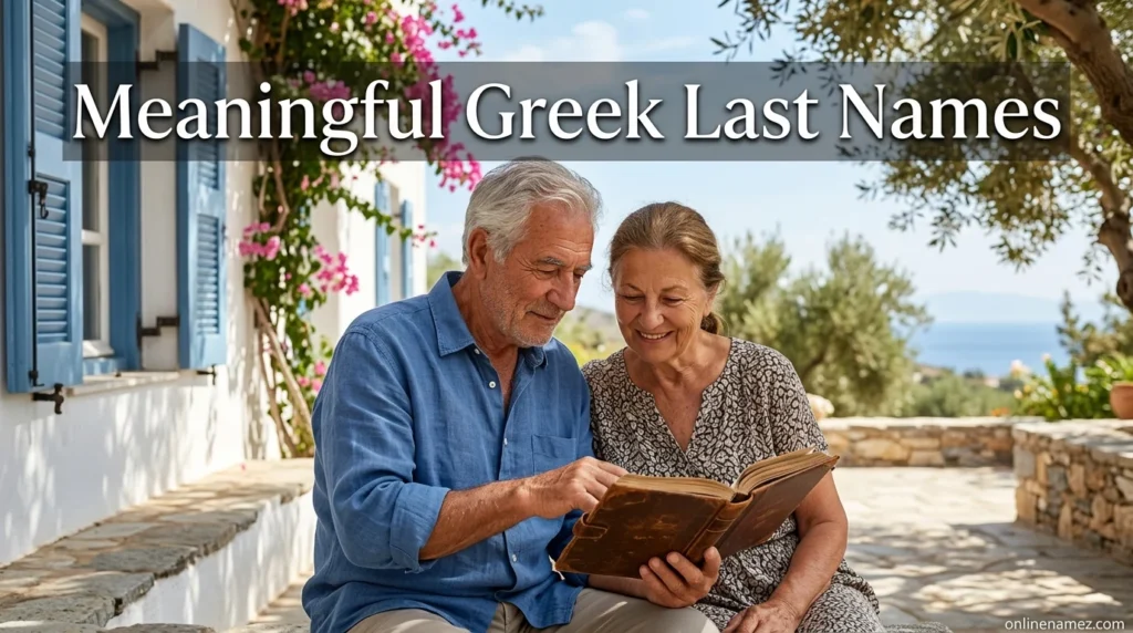 Meaningful Greek Last Names