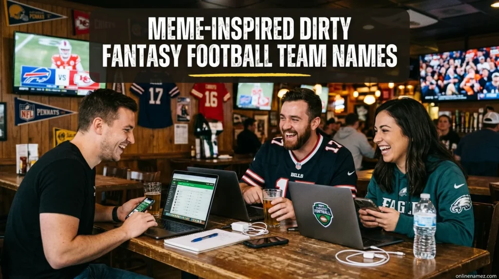 Meme-Inspired Dirty Fantasy Football Team Names