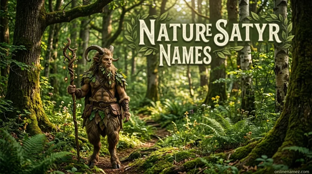 Nature Satyr Names