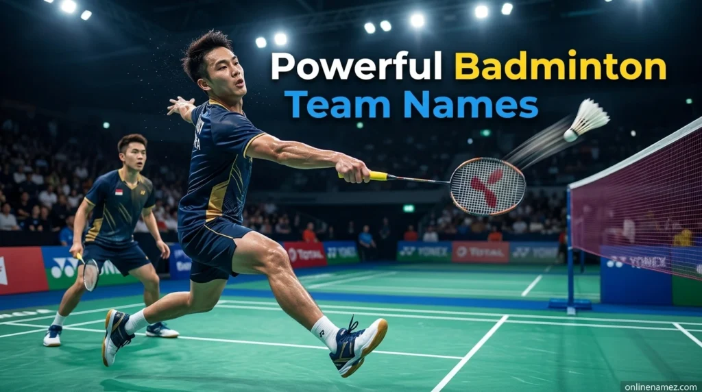 Powerful Badminton Team Names