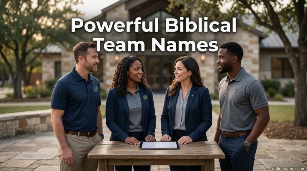 Powerful Biblical Team Names