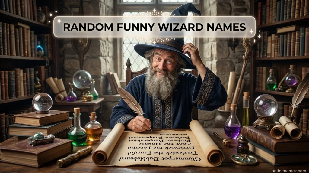 Random Funny Wizard Names