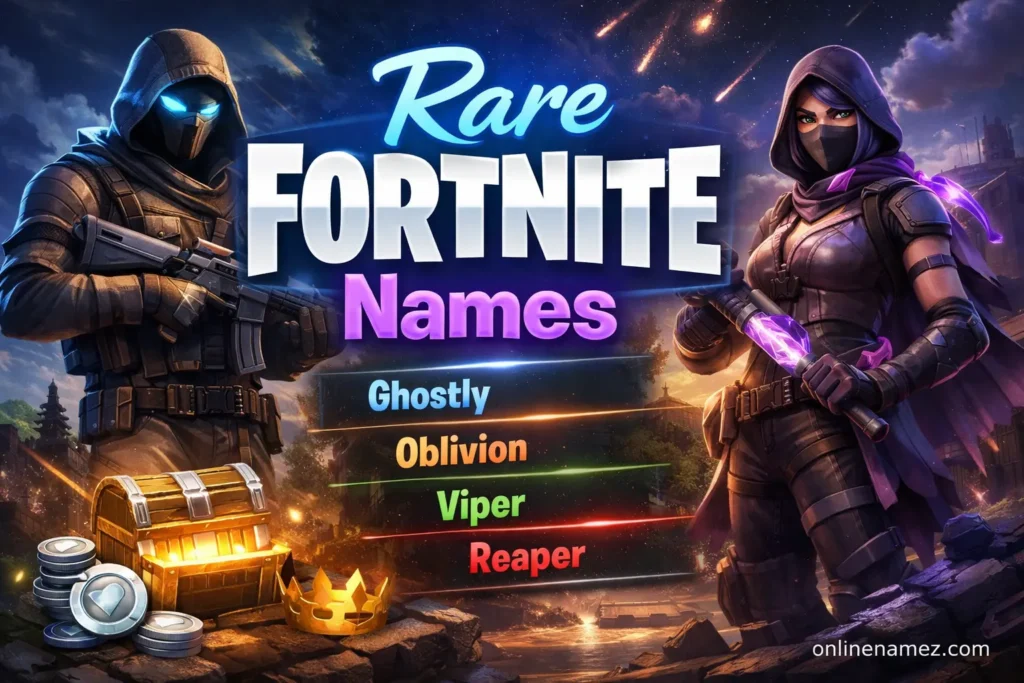 Rare Fortnite Names