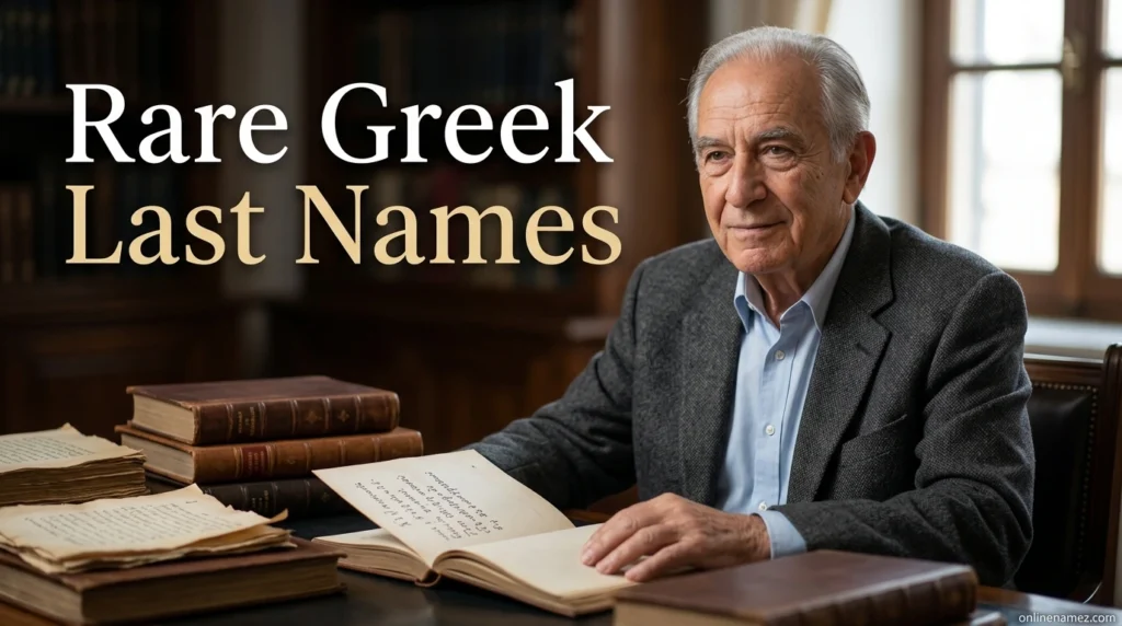 Rare Greek Last Names