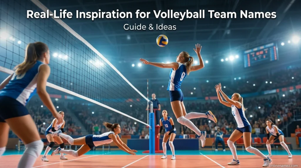 Real-Life Inspiration for Volleyball Team Names