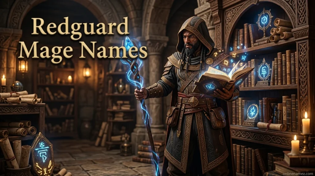 Redguard Mage Names
