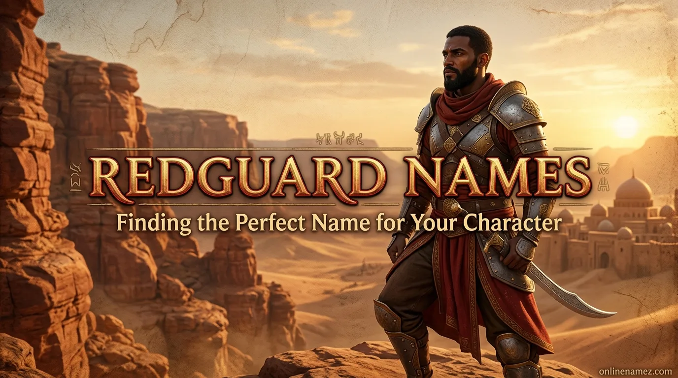 Redguard Names